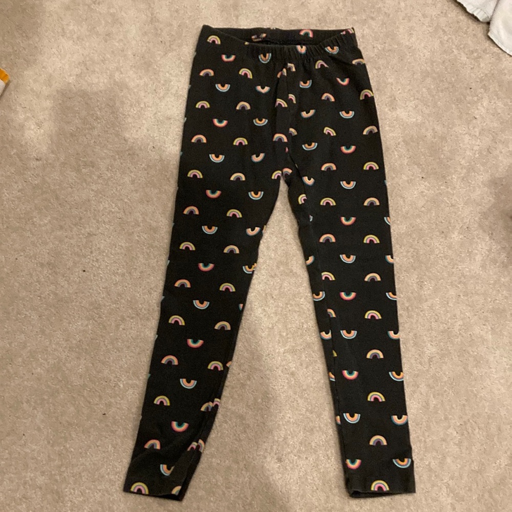 Cat & Jack leggings with rainbows